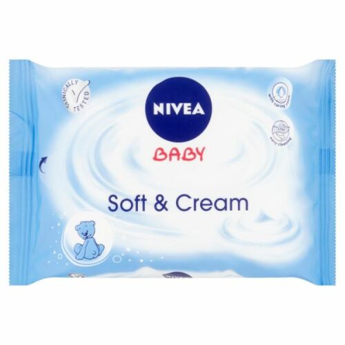 Ubrousky vlhčené Soft & Cream 20ks Nivea Baby