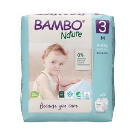 BAMBO Nature Jednorázové pleny 3, 28 ks, 4-8 kg