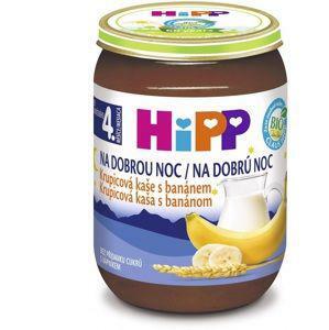 Kaše na dobrou noc BIO mléčná krupicová s banánem 190g Hipp