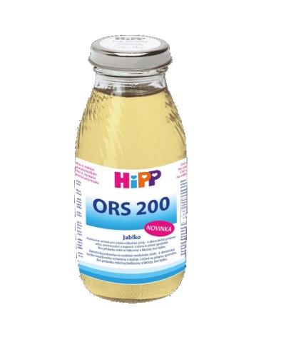 Výživa rehydratační ORS 200 jablko 200ml Hipp