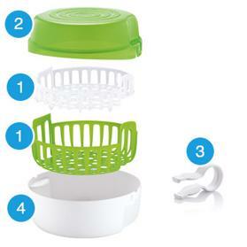 MAM Sterilizátor parní do mikrovlnné trouby – náhodný motiv