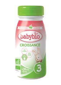 BABYBIO Croissance 3 tekuté kojenecké bio mléko 0,25 l