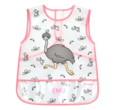 BABYONO Bryndák omyvatelný Emu 33 x 40 cm 24 m+