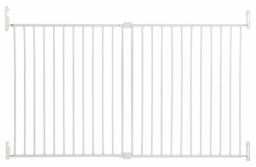 DREAMBABY Zábrana bezpečnostní Broadway 2-panelová extra široká 76-134,5 cm White