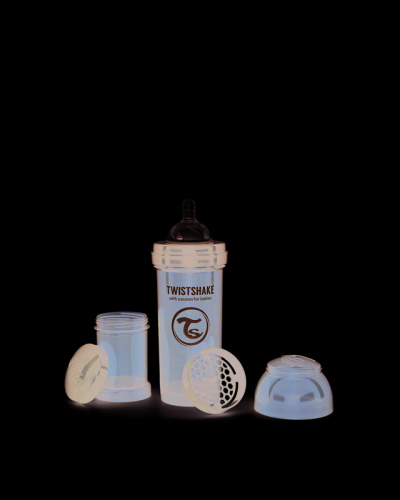 TWISTSHAKE Láhev kojenecká Anti-Colic 260 ml - černá