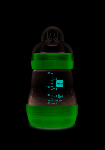 MAM Lahev Anti-colic 160 ml, 0m+  růžová