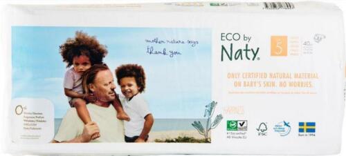 ECO BY NATY 5 Junior, 40 ks (11-25 kg) ECONOMY PACK - jednorázové pleny