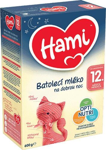 6x HAMI Batolecí mléko na dobrou noc 600 g 12+