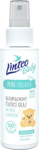 LINTEO BABY Dětský čistící olej na tělo a zadeček Baby 100 ml