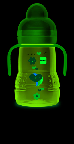 MAM Trainer+ 220 ml, 4m+ fialová