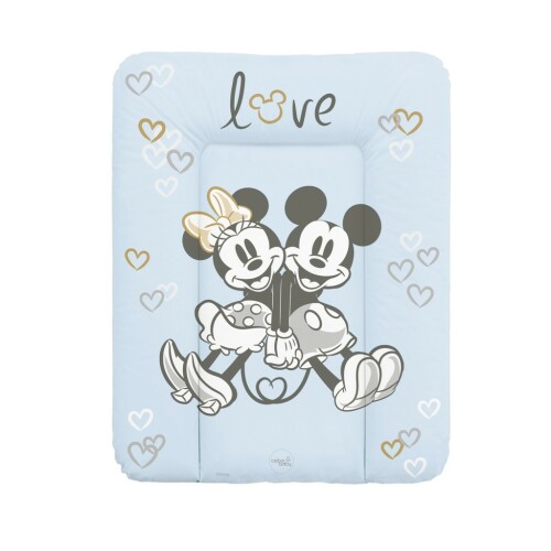 CEBA Podložka přebalovací měkká na komodu 50x70 Disney Minnie & Mickey Blue