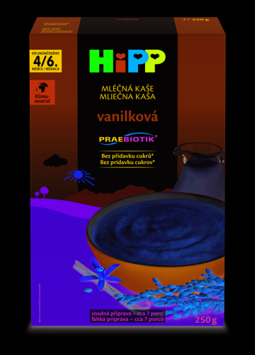 HiPP Kaše mléčná první pro kojence od uk. 4.-6.měsíce,  250g