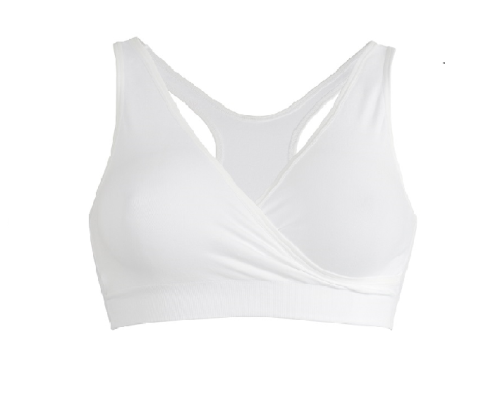 MEDELA Noční kojicí podprsenka bílá L