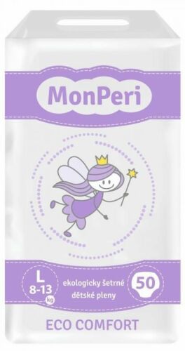 MONPERI Jednorázové pleny Eco Comfort L 8-13 kg