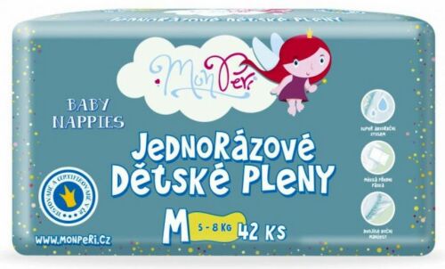 MONPERI Jednorázové pleny Klasik M 5-8 kg