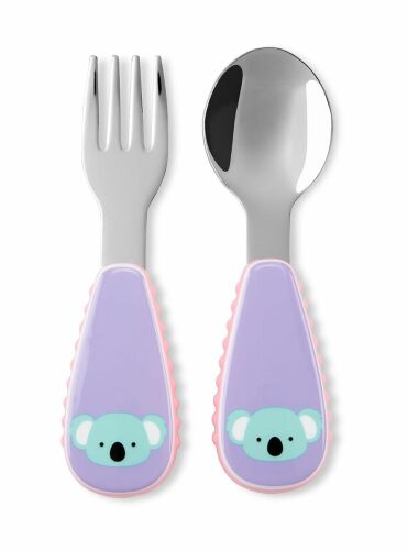 SKIP HOP Zoo Lžička a vidlička nerez Koala 12 m +