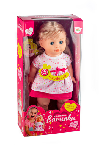 TEDDIES Panenka Barunka chodící a česky zpívající 42 cm