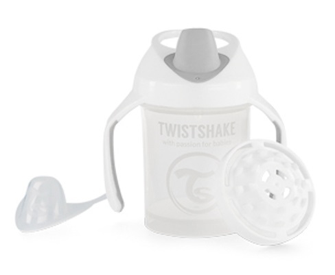 TWISTSHAKE Hrnek netekoucí učicí 230 ml bílý