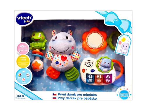 VTECH Dárek první pro miminko (CZ) - modrý