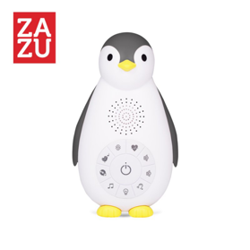 ZAZU Tučňák ZOE šedý - musicbox s bezdrátovým reproduktorem