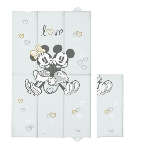 CEBA Podložka přebalovací cestovní 50x80 Disney Minnie & Mickey Grey