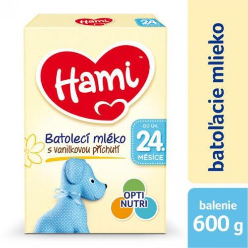 HAMI 24+ s příchutí vanilky (600 g) – kojenecké mléko