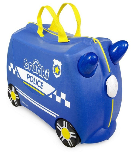 TRUNKI Kufřík cestovní odrážedlo Policejní auto 3r+