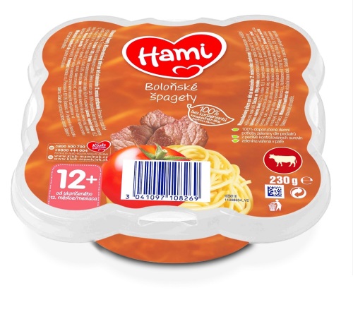 HAMI Malý Gurmán: Boloňské špagety (230 g)