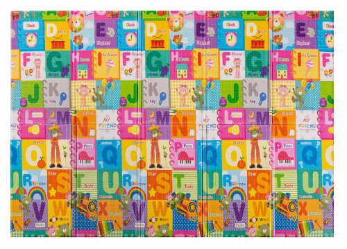LALALU Podložka kempingová na hraní Mosaic Bear