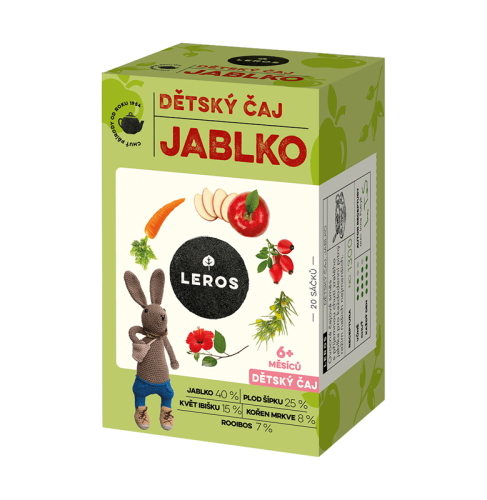 LEROS Čaj dětský Jablko 20x2,0g