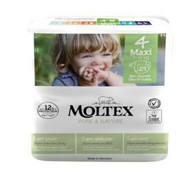 MOLTEX Pure&Nature Pleny jednorázové 4 Maxi (7-18 kg) 29 ks