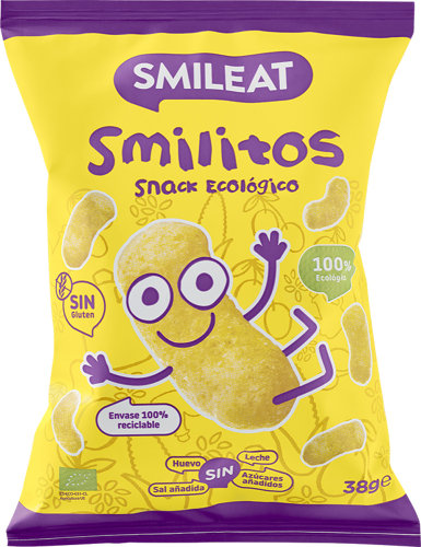 SMILEAT Organic Kukuřičné křupky Smilitos 38 g