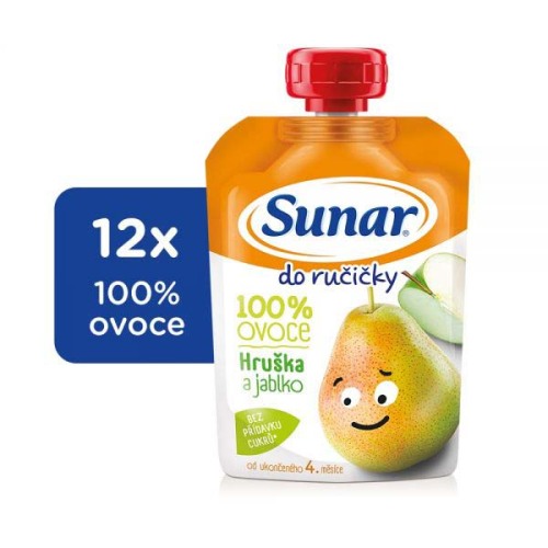 12x SUNAR Do ručičky Hruška 100 g