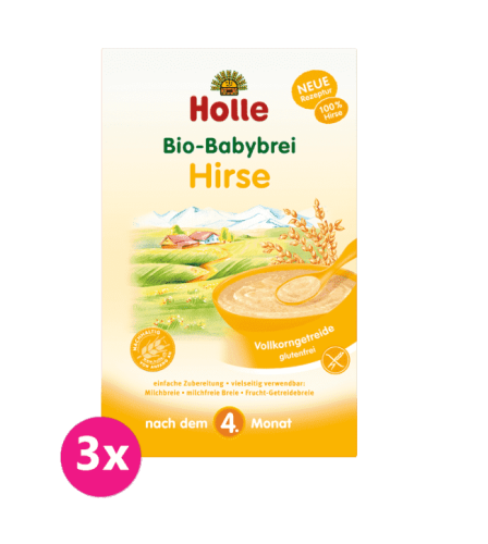 3x HOLLE Kaše nemléčná Bio jahelná 250 g