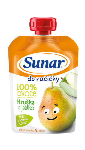 SUNAR Do ručičky Kapsička hruška, jablko 100 g