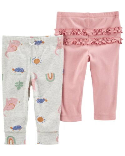 CARTER'S Tepláky Pink&Grey holka LBB 2ks 9m