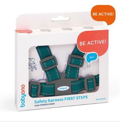 BABYONO Popruhy na dítě -zelené 6 m+