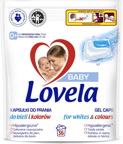 LOVELA Baby kapsle gelové na praní 36 ks