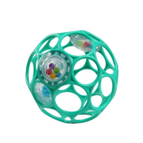 Hračka OBALL RATTLE 10 cm 0m+ dark turquoise