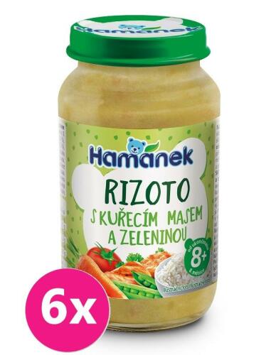 6x HAMÁNEK Rizoto s kuřecím masem a zeleninou (230 g)