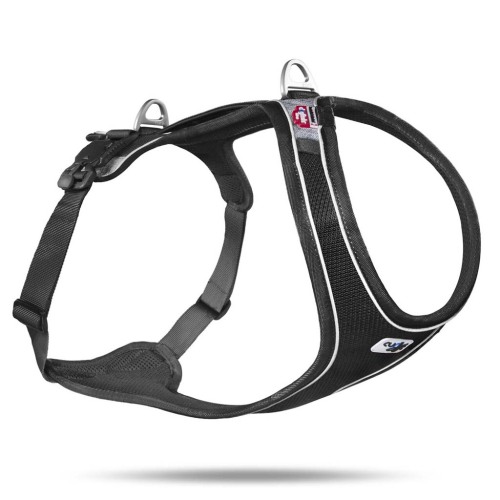 CURLI Postroj pro psy s magnetem Belka Black Comfort XS, 15-20 kg