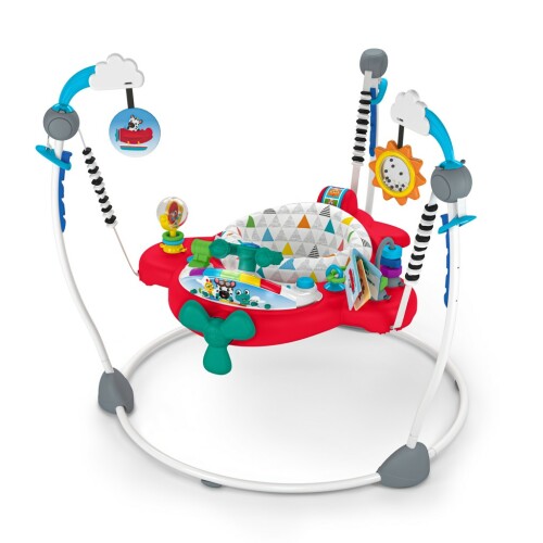 BABY EINSTEIN Skákadlo/aktivní centrum 2v1 Ocean Explorers Airplane Adventure™ 6m+ do 12 kg