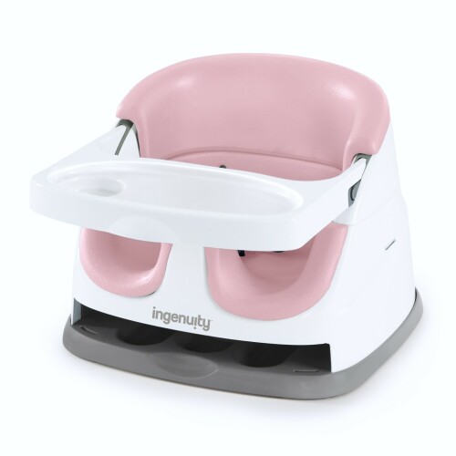 INGENUITY Podsedák na židli 2v1 Baby Base ™ Peony ™ 6m + do 22kg