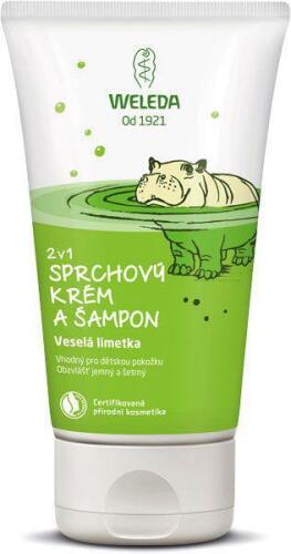 Krém a šampon sprchový 2v1 Veselá limetka 150ml Weleda