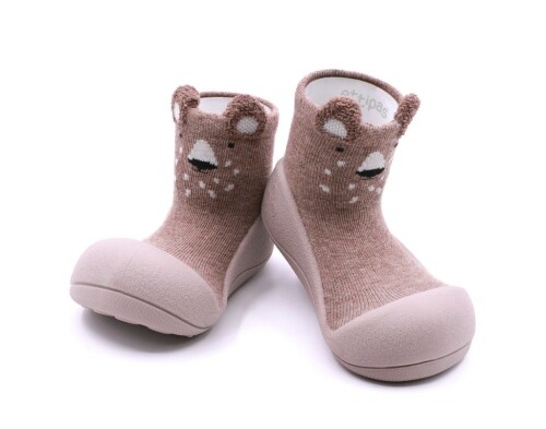 ATTIPAS Botičky Zootopie Bear A21ZO Beige L vel.21,5, 116-125 mm