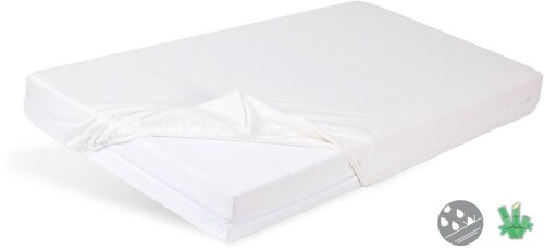 BABYMATEX Prostěradlo nepromokavé s gumičkou Bamboo 70x140 cm bílé