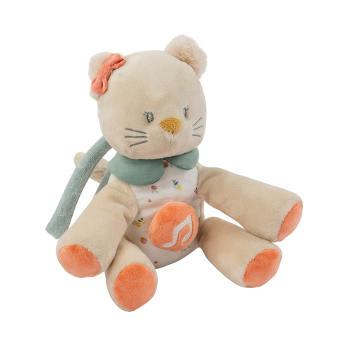 NATTOU Kočička plyšová hudební Lana 20 cm Mila, Zoe & Lana