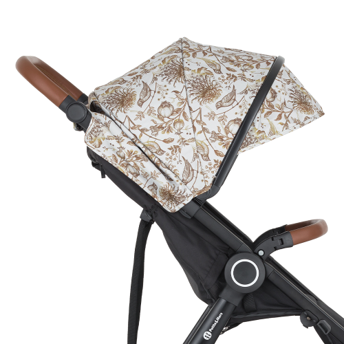 PETITE&MARS Stříška ke kočárku Street2 Limited 100 ELEGANT BIRDS