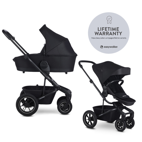 EASYWALKER Kočárek kombinovaný Harvey⁵ 2v1 Midnight Black LITE AIR