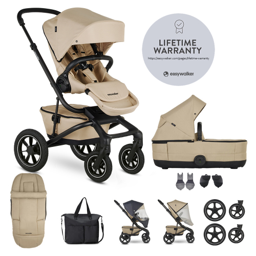 EASYWALKER Kočárek kombinovaný Jimmey Sand Taupe XXL AIR + RWS